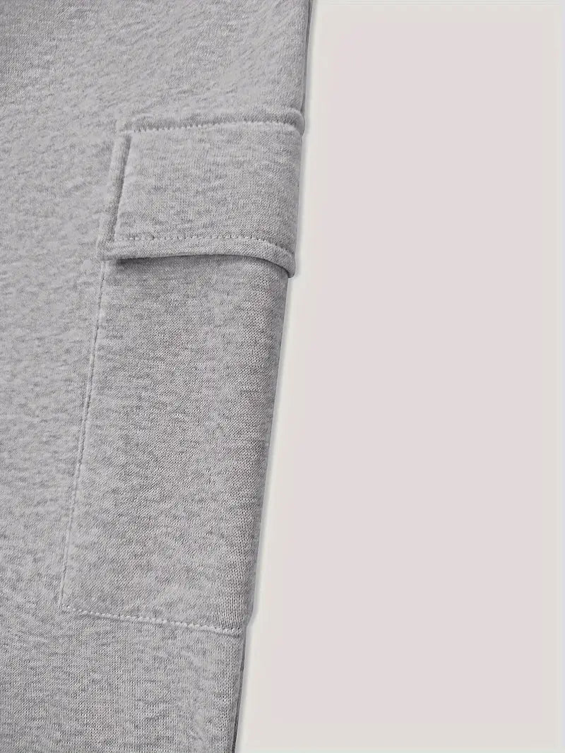 6-delige Dames Casual Set voor Lente/Zomer van Gebreid Stoffen met Ronde Hals, Pocket en Elastische Taille, Polyester Blend