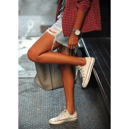 Casual Open Voorkant Rode Blazer | Lange Mouwen