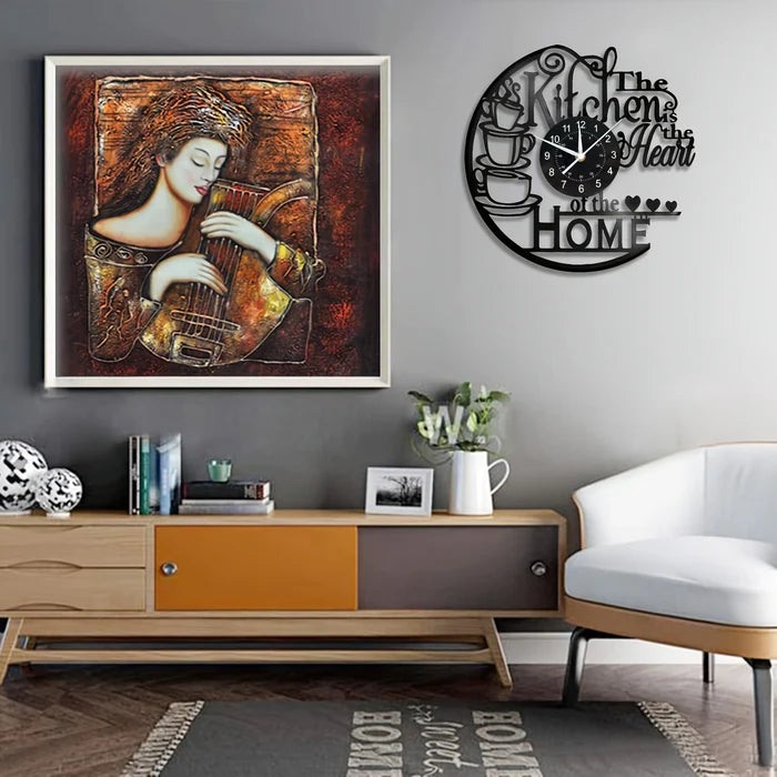 KitchenGlow – Sfeervolle Keuken Wandklok voor een Gezellige Sfeer