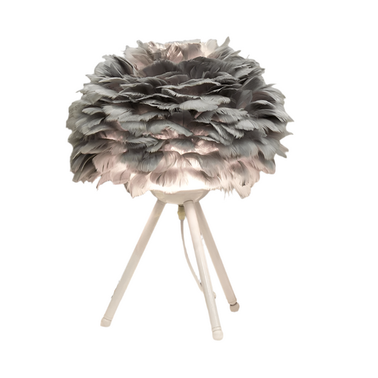 FeatherGlow – Elegante Tafellamp met Dromerige Veerdetails voor een Sfeervol Interieur