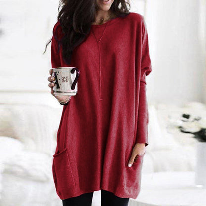 Oversized Tuniek Trui Met Zakken | Winter