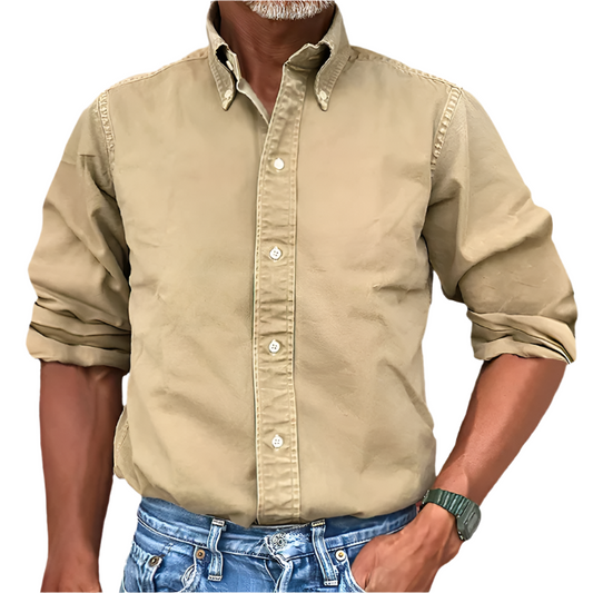 Vintage Overhemd Shirt Heren - LEON