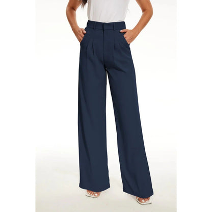 Broek Met Wijde Pijpen | Hoge Taille