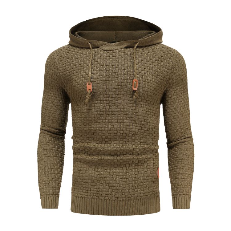 Heren Gewatteerde Hoodie Met Lange Mouwen | Winter