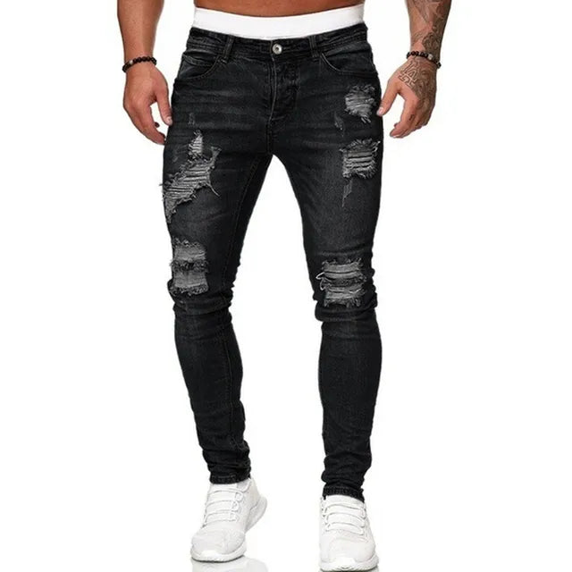 Street Wear Denim Jeans Voor Heren - JAYSON