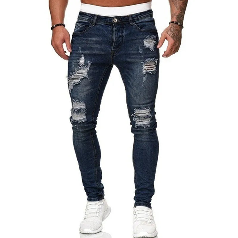 Street Wear Denim Jeans Voor Heren - JAYSON