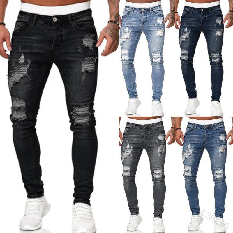 Street Wear Denim Jeans Voor Heren - JAYSON