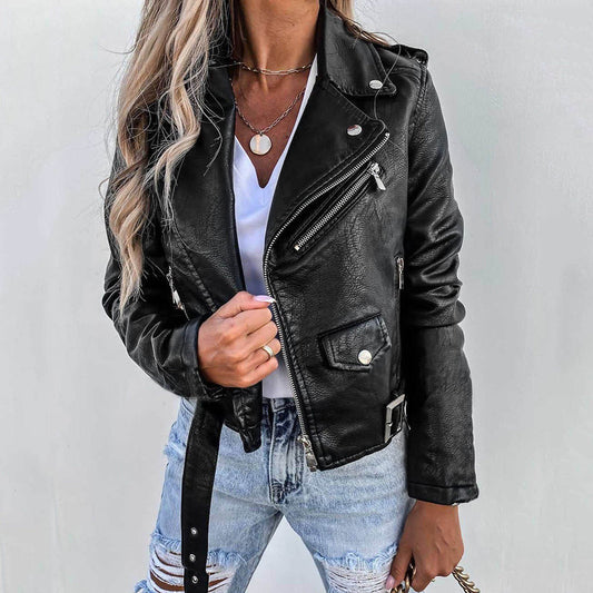 Trendy Bikerjack Met Revers | Herfst