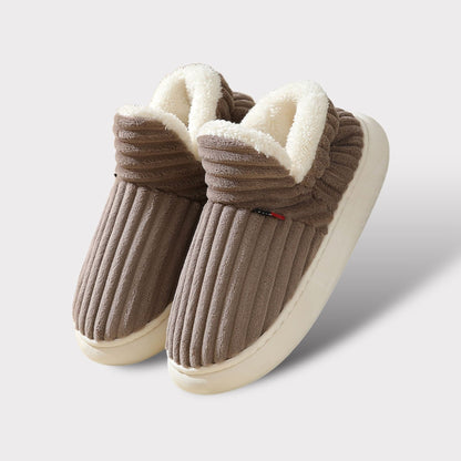 Corduroy Winterpantoffels | Instappers