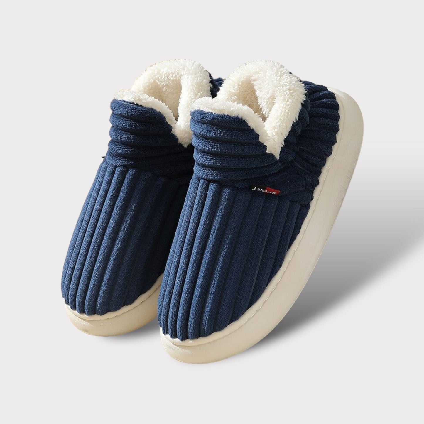 Corduroy Winterpantoffels | Instappers