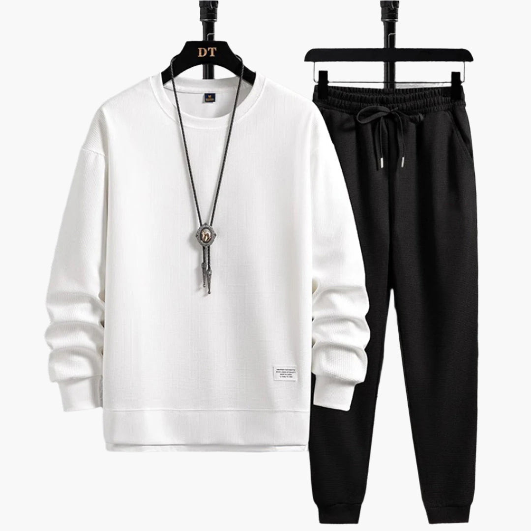 Stijlvol Heren Jogging Sett Met Trui En Joggingbroek | Winter