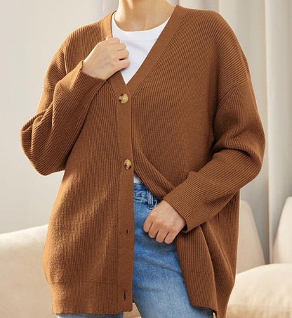Stijlvol Vest Met V-hals | Oversized