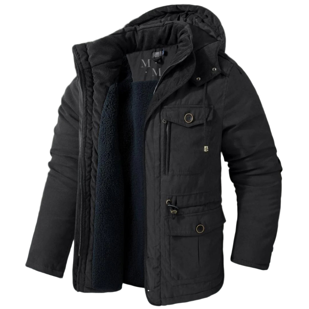 Heren Wind - En Waterdichte Winterjas Met Capuchon - NORDELLE