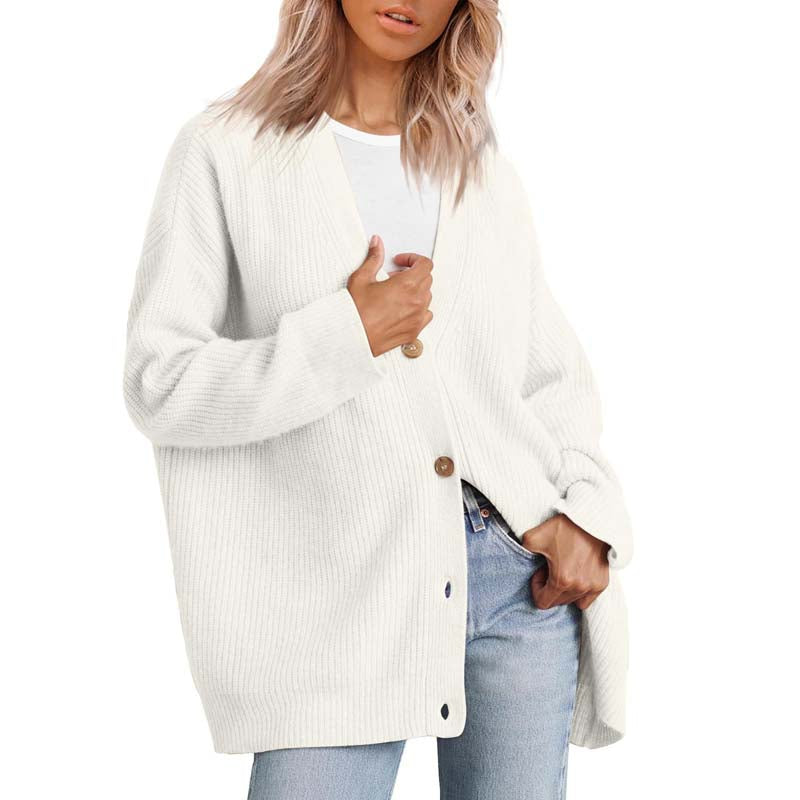 Gebreide Winter Cardigan Met Knopen | Oversized