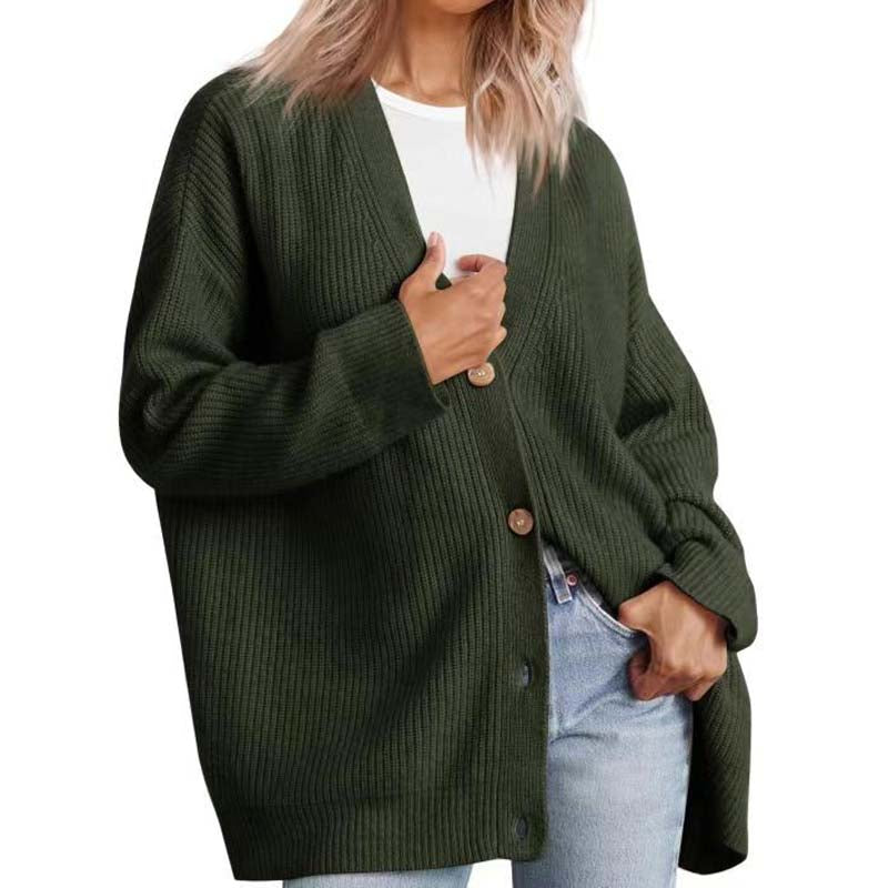 Gebreide Winter Cardigan Met Knopen | Oversized