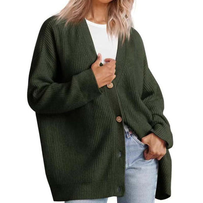 Gebreide Winter Cardigan Met Knopen | Oversized
