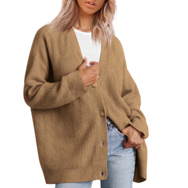 Gebreide Winter Cardigan Met Knopen | Oversized