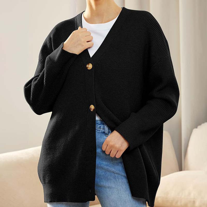 Gebreide Winter Cardigan Met Knopen | Oversized