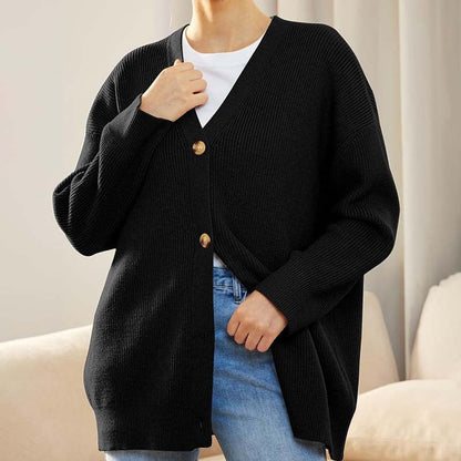 Gebreide Winter Cardigan Met Knopen | Oversized