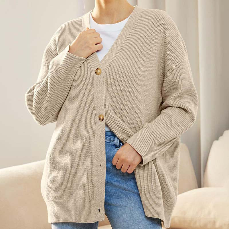 Gebreide Winter Cardigan Met Knopen | Oversized