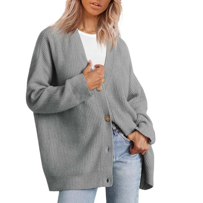 Gebreide Winter Cardigan Met Knopen | Oversized