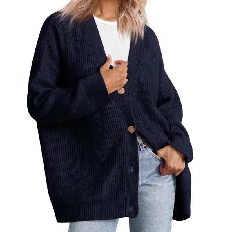Gebreide Winter Cardigan Met Knopen | Oversized