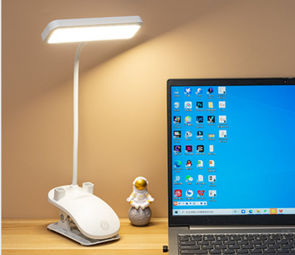 LumaFlex – Draagbare LED Tafellamp met Telefoonhouder en Verstelbare Helderheid