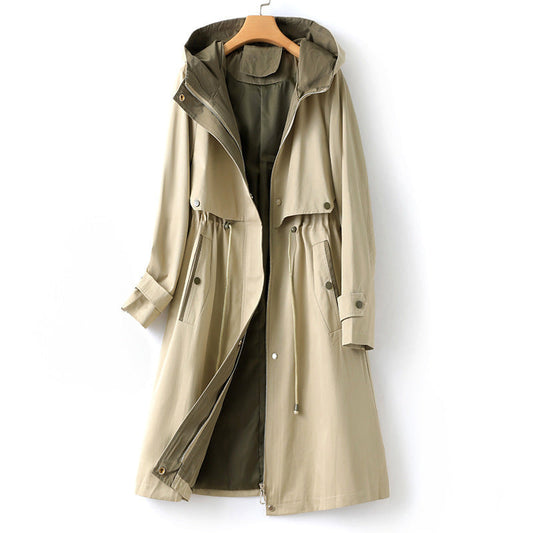 Trenchcoat Met Capuchon En Verstelbare Taille | Winter