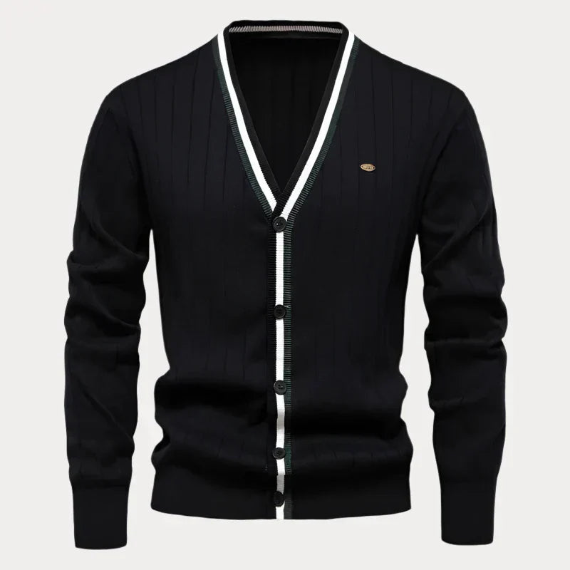 Heren Cardigan Met V-hals | Winter