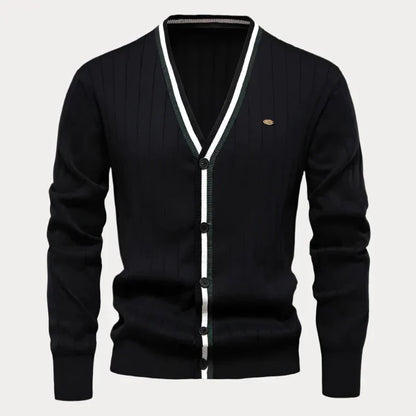 Heren Cardigan Met V-hals | Winter