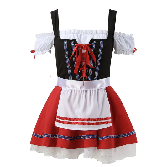 Rode Traditionele Oktoberfest Dirndl