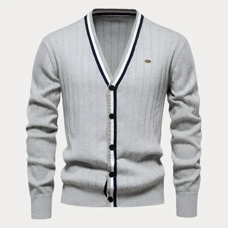 Heren Cardigan Met V-hals | Winter