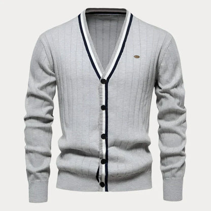 Heren Cardigan Met V-hals | Winter