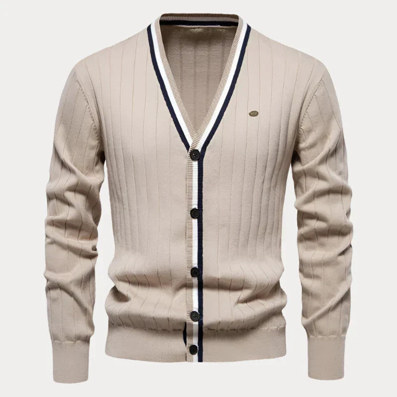 Heren Cardigan Met V-hals | Winter