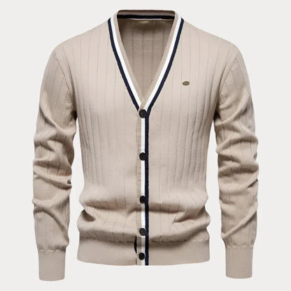 Heren Cardigan Met V-hals | Winter