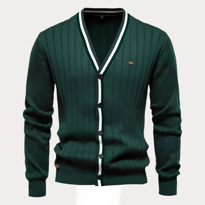 Heren Cardigan Met V-hals | Winter