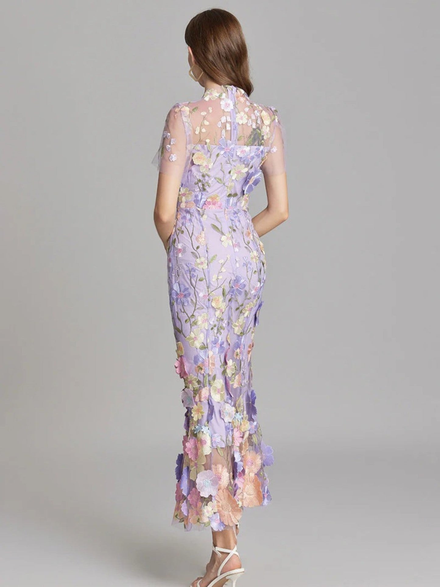 Camila | Elegante Geborduurde Jurk | Maxi