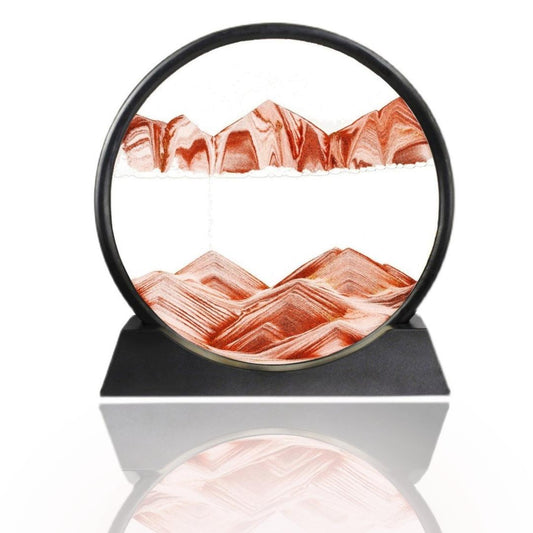 Decoratieve 3D-Zandloper met Diepzee-Inspiratie voor Rust in Huis