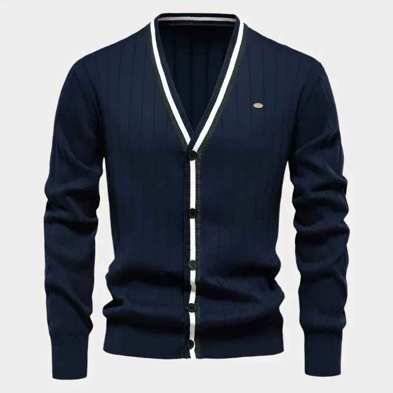 Heren Cardigan Met V-hals | Winter