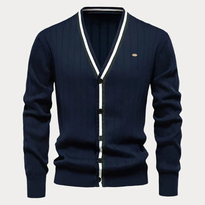 Heren Cardigan Met V-hals | Winter