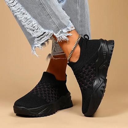 Dames Instap Wandelschoenen  | Dikke Zool