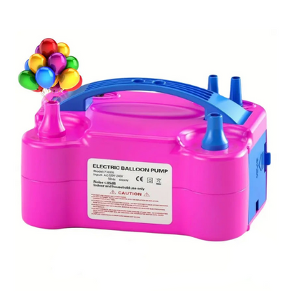 AirBliss - Elektrische Ballonpomp met Dubbele Mondstukken - 600W, Draagbaar & Krachtig