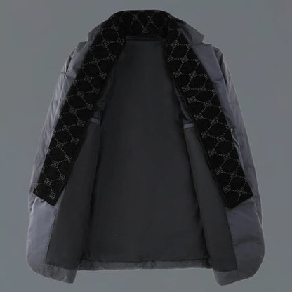 Stijlvolle Heren Donsjas Met Knoopsluiting | Winter