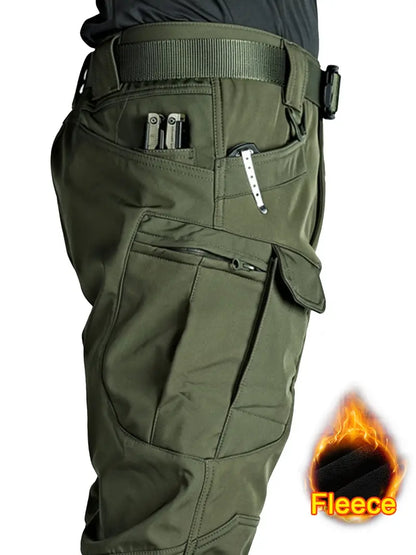 StormGuard - Tactische Fleece Gevoerde Herenbroek voor Winter Outdoor Activiteiten