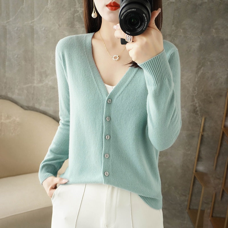 Casual Vest Met V-hals | Knoopsluiting