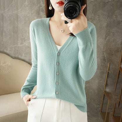 Casual Vest Met V-hals | Knoopsluiting