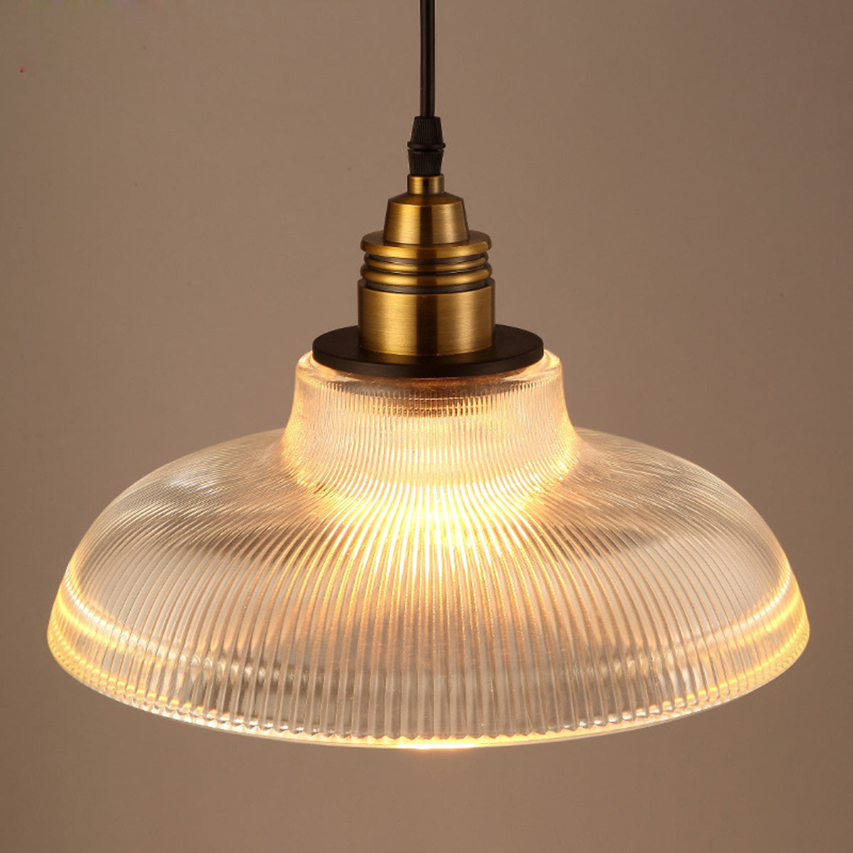 LoftVintage Industriële Glazen Hanglamp – Retro Antiek Armatuur voor Bar en Woonkamer