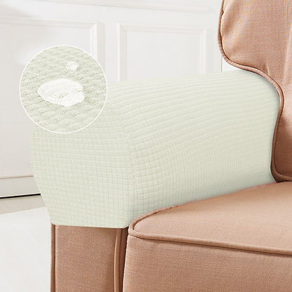 Stretch Armleuninghoezen – Spandex Hoezen voor Stoelen & Fauteuils, Set van 2, Bordeaux