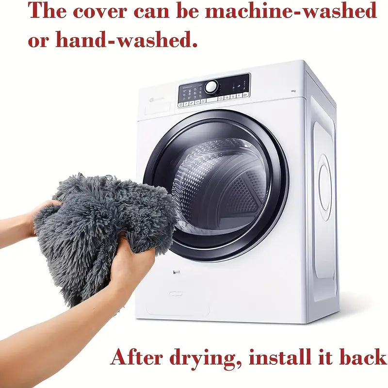 Pluche Hondenbed met Afneembare Wasbare Hoes - Zacht en Multifunctioneel Slaapmat voor Grote, Middelgrote en Kleine Honden