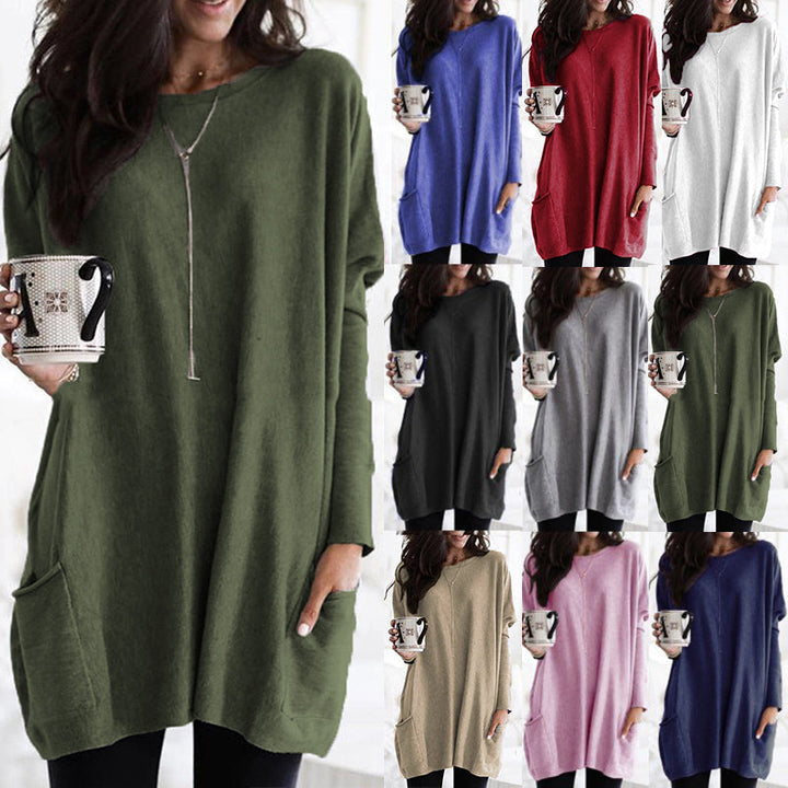 Oversized Tuniek Trui Met Zakken | Winter